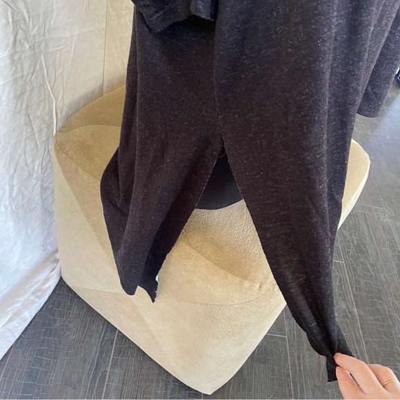 Willows Flowy Oversized Dark Gray Shirt size S - Picture 4 of 6